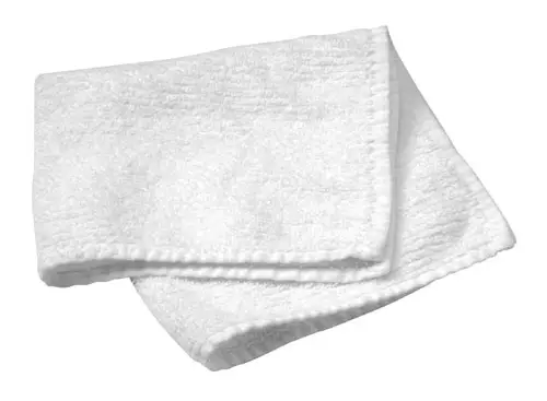 Olympic Wash Cloth. 86% Cotton. 14% Polyester Blend. White. Weight: .75 Lbs. 12″ x 12″ @$3.69/Dozen. 25 Dozen/Case.