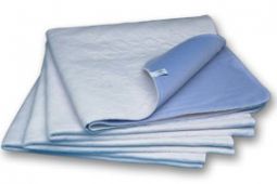 Dry Wick Bonded Poly Urethane Underpads. 65% Polyester, 35% Rayon. 10 OZ Soaker Weight. 100% Poly Tricot Face Fabric w/Quilted 1" Wave Stitching. 34″ x 36″ @$72.00/Dozen. 2 Dozen/Case.