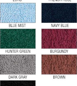 Bleach Safe Prism Colored Hand Towels. 100% Cotton. 16" x  27". 3.0 lbs. $24.80/Dozen. First Quality. 10 Dozen/Case.